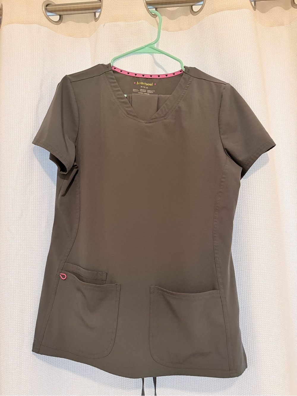 heartsoul Women's Gray V-Neck Scrubs